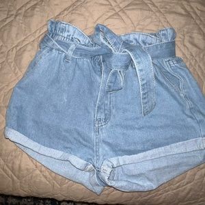 Shein paper bag shorts